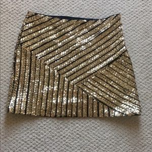 Sequin mini skirt